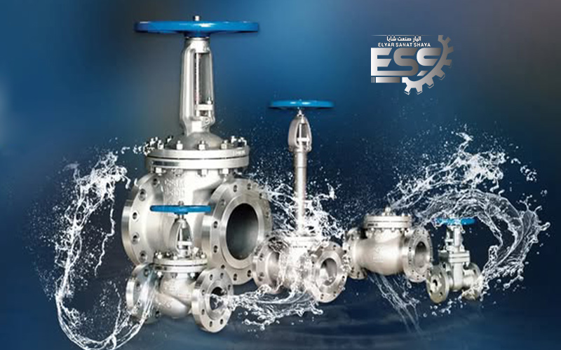 انواع شیر صنعتی فولادی 