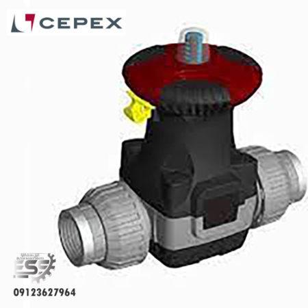 شیر دیافراگمی چسبی UPVC سیپکس