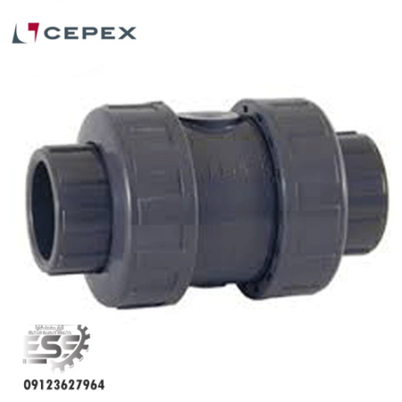 شیر یکطرفه توپی ساکت UPVC سیپکس