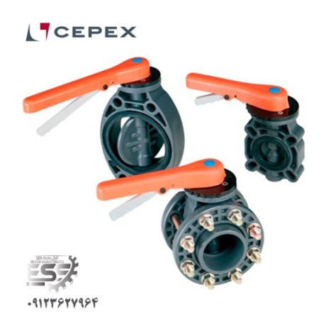 شیر ویفری اهرمی UPVC سیپکس